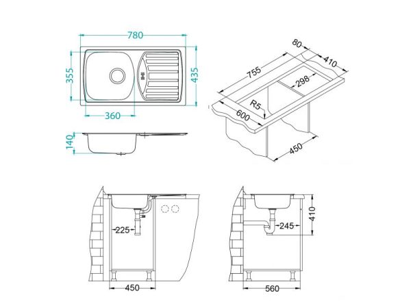 BASIC 150 otvor fi 90 mat - Image 3